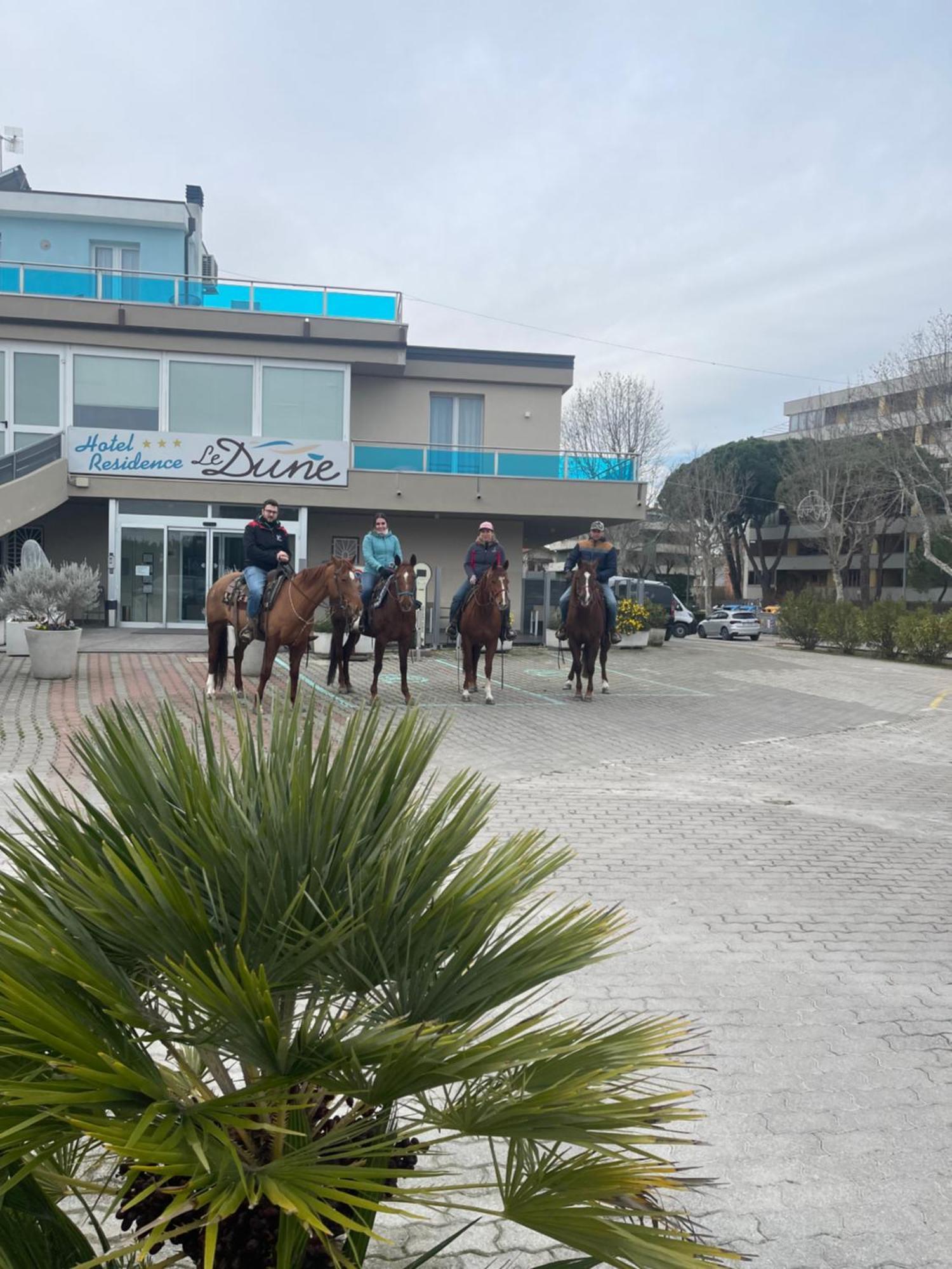 Hotel-Residence-B&B Le Dune Beach Service Included Lido Adriano Exterior photo